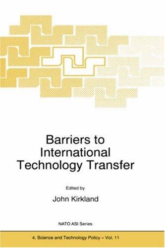 Cover for Barriers to international technology transfer