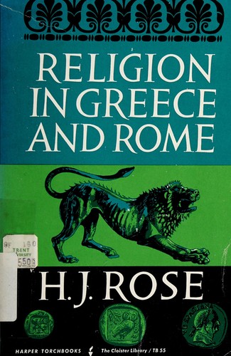 Cover for Religion in Greece and Rome