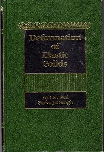Cover for Deformation of elastic solids