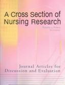 Cover for A Cross Section of Nursing Research