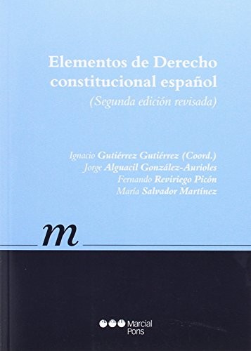 Cover for Elementos de Derecho constitucional español