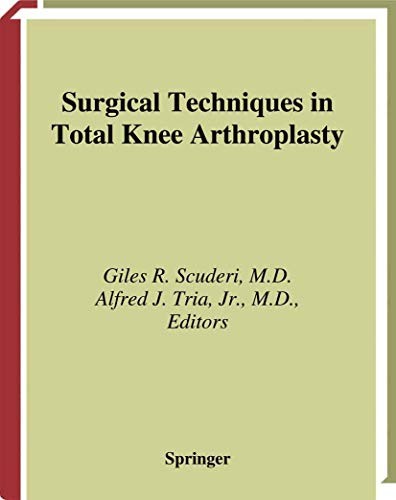 Cover for Surgical Techniques in Total Knee Arthroplasty