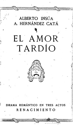 Cover for El amor tardío