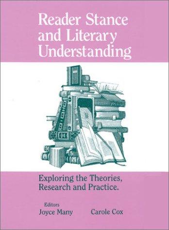 Cover for Reader Stance and Literary Understanding