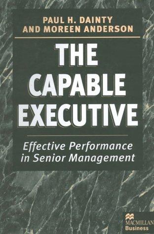 Cover for The Capable Executive