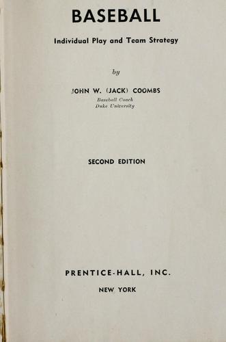 Cover for Baseball