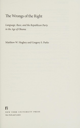 Cover for The wrongs of the right