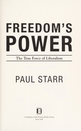 Cover for Freedom's power