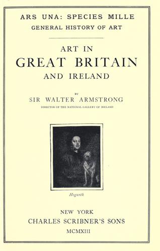 Cover for Art in Great Britain and Ireland