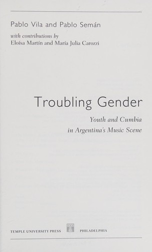 Cover for Troubling gender