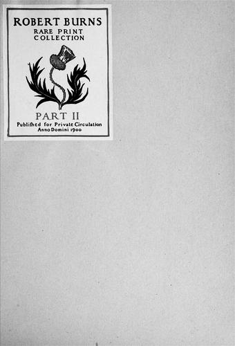 Cover for Robert Burns