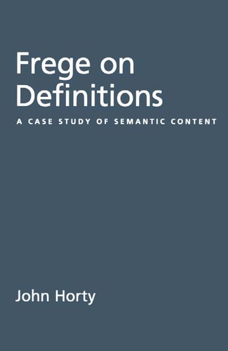 Cover for Frege on definitions
