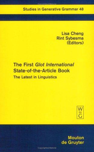 Cover for The First Glot International State-Of-The-Article Book