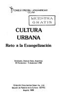 Cover for Cultura urbana