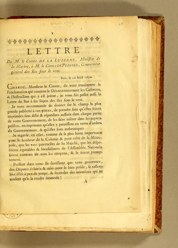 Cover for Lettre