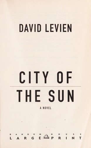 Cover for City of the sun
