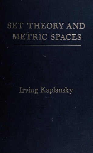 Cover for Set theory and metric spaces.