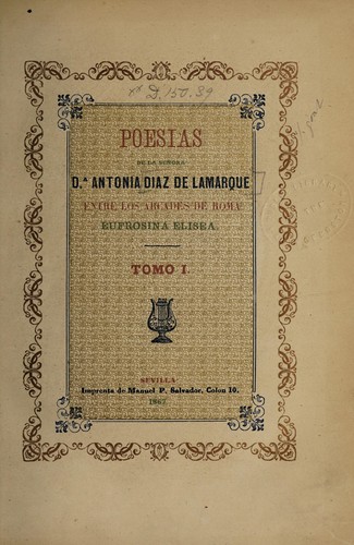 Cover for Poesias