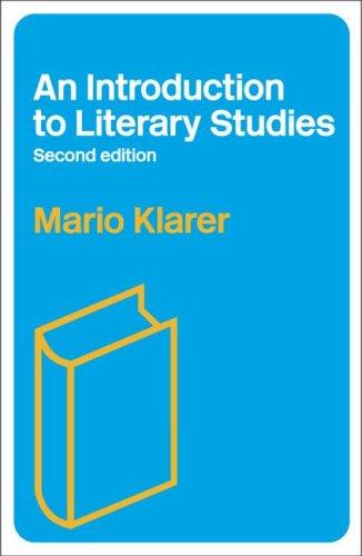 Cover for An Introduction to Literary Studies