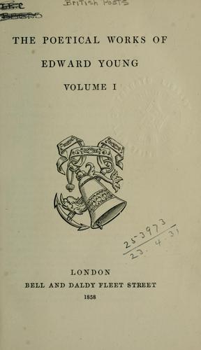 Cover for Poetical works