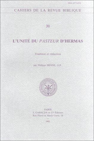 Cover for L' unité du Pasteur d'Hermas