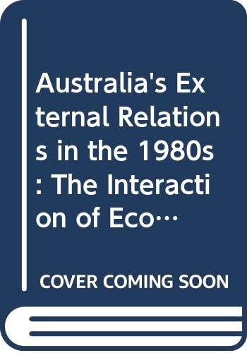 Cover for Australia's External Relations in the 1980s