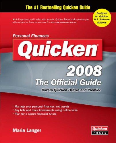 Cover for Quicken 2008 The Official Guide (Quicken: The Official Guide)