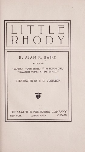 Cover for Little Rhody