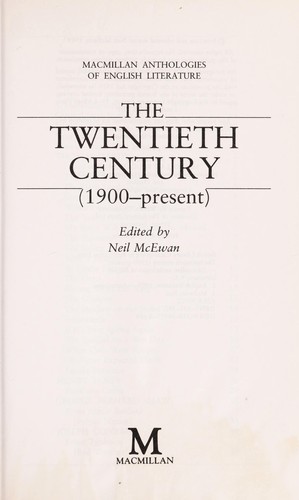 Cover for The Twentieth Century