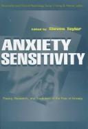 Cover for Anxiety sensitivity