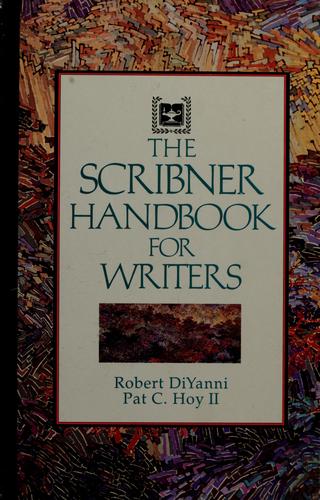 Cover for The Scribner handbook for writers