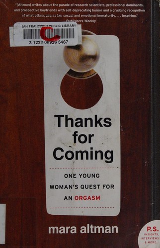 Cover for Thanks for coming