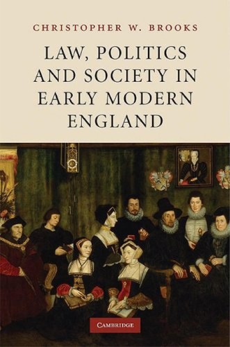 Cover for Law, politics and society in early modern England
