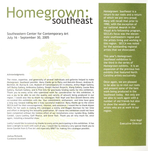 Cover for Homegrown