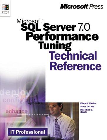 Cover for Microsoft SQL Server 7.0 performance tuning technical reference