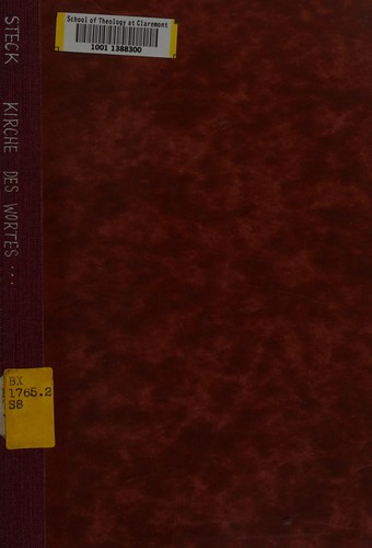 Cover for Kirche des Wortes oder Kirche des Lehramts