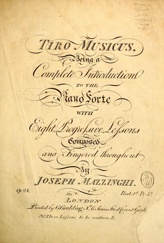 Cover for Tiro musicus