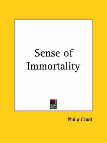 Cover for Sense of Immortality