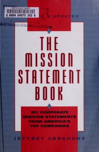 Cover for The Mission Statement Book