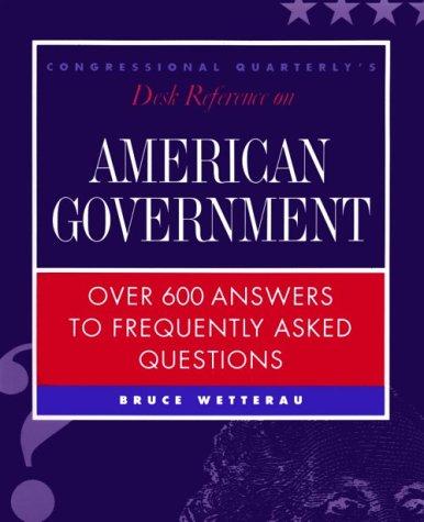 Cover for Congressional Quarterly's desk reference on American government