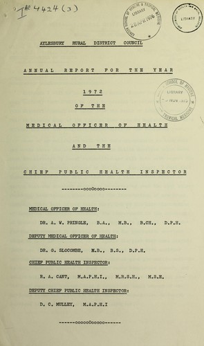 Cover for [Report 1972]
