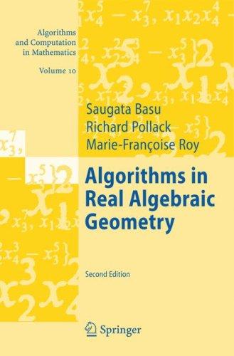 Cover for Algorithms in Real Algebraic Geometry (Algorithms and Computation in Mathematics)