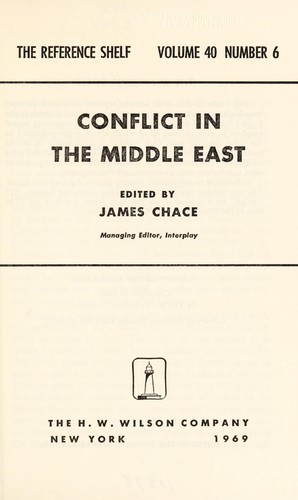 Cover for Conflict in the Middle East.