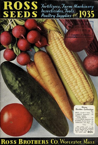 Cover for Ross seeds, fertilizers, farm machinery, insecticides, tools, poultry supplies for 1935