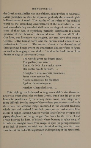 Cover for The pursuit of Greece