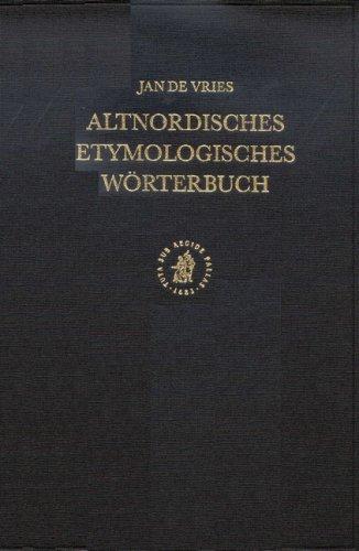 Cover for Altnordisches Etymologisches Worterbuch