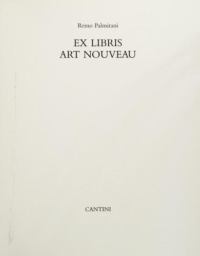 Cover for Ex libris art nouveau