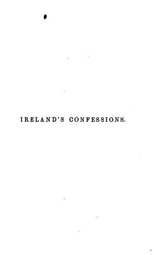 Cover for The confessions of William Henry Ireland