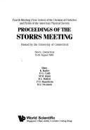 Cover for Proceedings of the Storrs Meeting