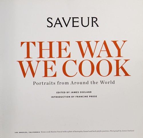 Cover for The way we cook